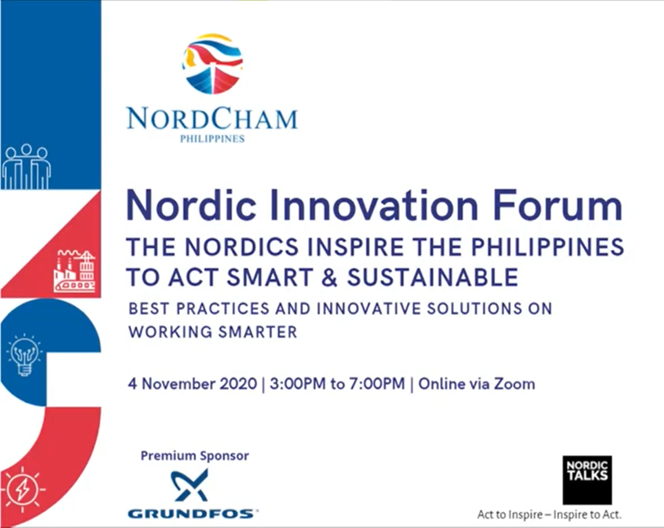 Nordic Innovation Forum 2020 Event Poster