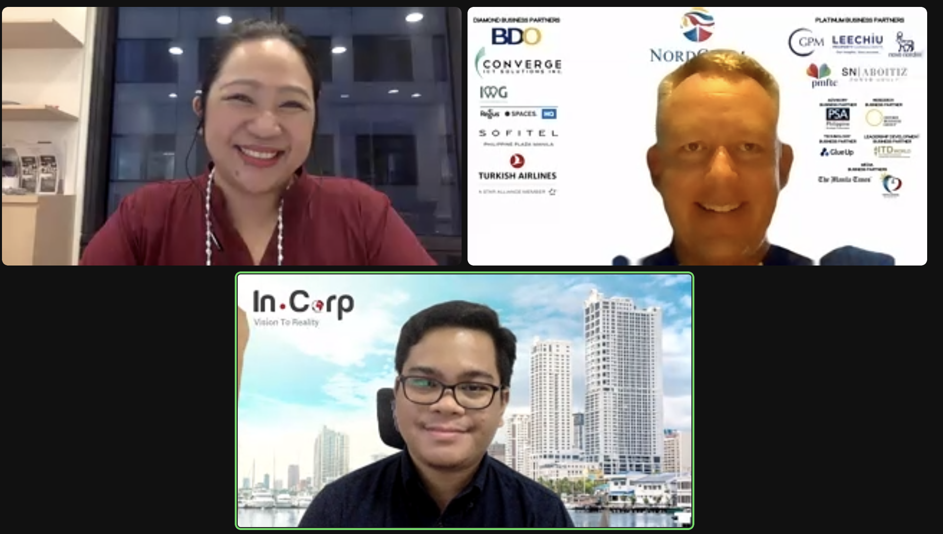 Paul Joshua Alay, HR Consulting and Payroll Manager of #InCorpPhilippines and Lea Soliman-Galera, Recruitment and Executive Search Director of InCorp Talent Solutions Host: Jesper Svenningsen, Executive Director of Nordic Chamber of Commerce of the Philippines